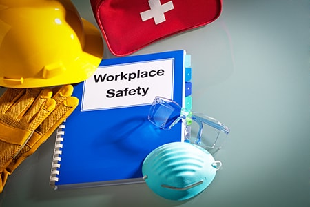 Workplace Safety Manual with Safety Equipment